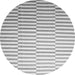 Square Abstract Gray Contemporary Rug, con551gry