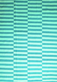 Abstract Turquoise Contemporary Rug, con551turq