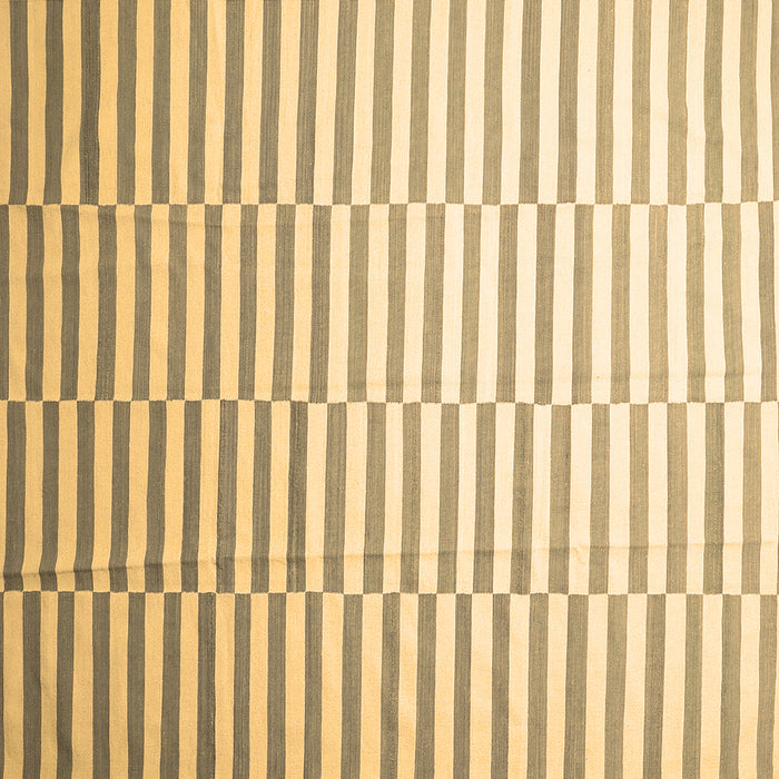 Square Abstract Brown Contemporary Rug, con551brn