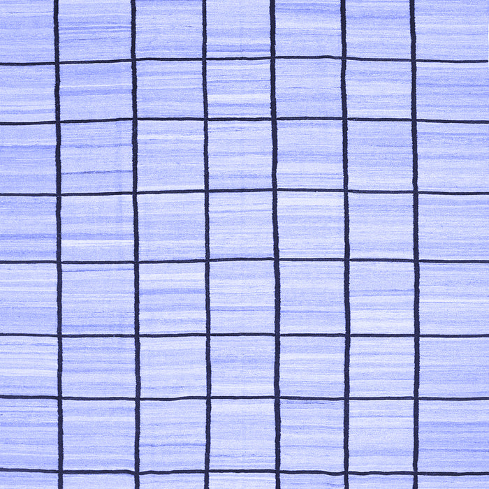 Machine Washable Solid Blue Modern Rug, wshcon552blu