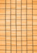 Serging Thickness of Machine Washable Solid Orange Modern Area Rugs, wshcon552org