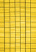 Machine Washable Solid Yellow Modern Rug, wshcon552yw