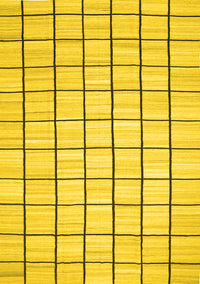 Solid Yellow Modern Rug, con552yw