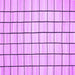 Square Machine Washable Solid Purple Modern Area Rugs, wshcon552pur