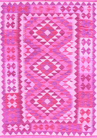 Oriental Pink Traditional Rug, con553pnk