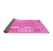 Sideview of Oriental Pink Traditional Rug, con553pnk