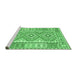 Sideview of Machine Washable Oriental Emerald Green Traditional Area Rugs, wshcon553emgrn