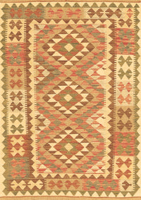 Oriental Brown Traditional Rug, con553brn