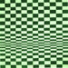 Round Machine Washable Checkered Green Modern Area Rugs, wshcon554grn