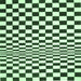 Square Checkered Emerald Green Modern Rug, con554emgrn