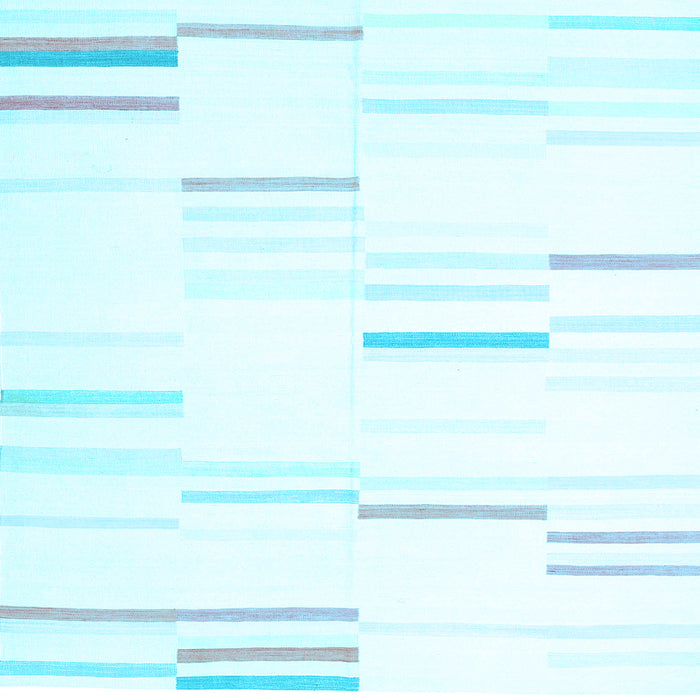 Square Solid Light Blue Modern Rug, con555lblu