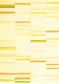 Solid Yellow Modern Rug, con555yw