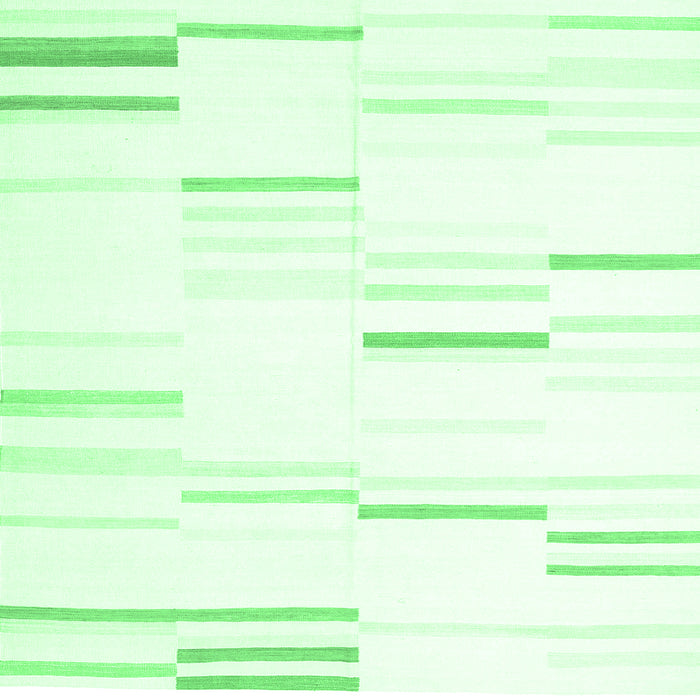 Square Solid Emerald Green Modern Rug, con555emgrn