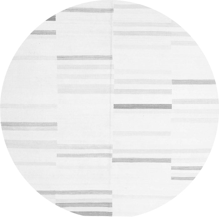 Machine Washable Solid Gray Modern Rug, wshcon555gry