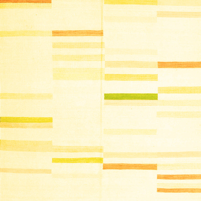 Machine Washable Solid Yellow Modern Rug, wshcon555yw