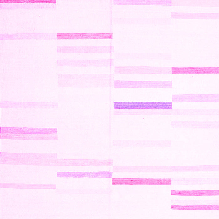 Machine Washable Solid Pink Modern Rug, wshcon555pnk