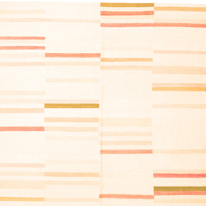 Serging Thickness of Solid Orange Modern Rug, con555org