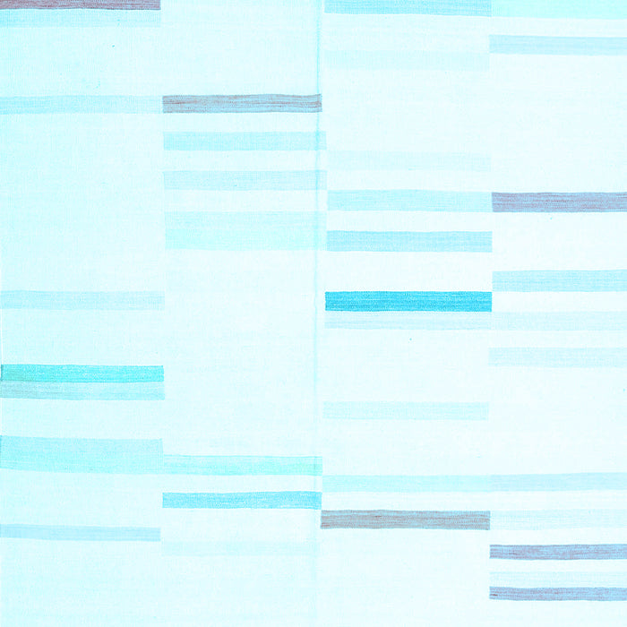 Machine Washable Solid Light Blue Modern Rug, wshcon555lblu