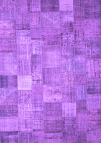 Patchwork Purple Transitional Rug, con556pur