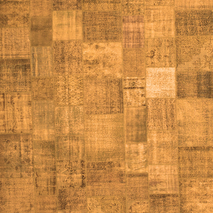 Serging Thickness of Machine Washable Patchwork Orange Transitional Area Rugs, wshcon556org