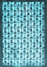 Abstract Light Blue Contemporary Rug, con557lblu