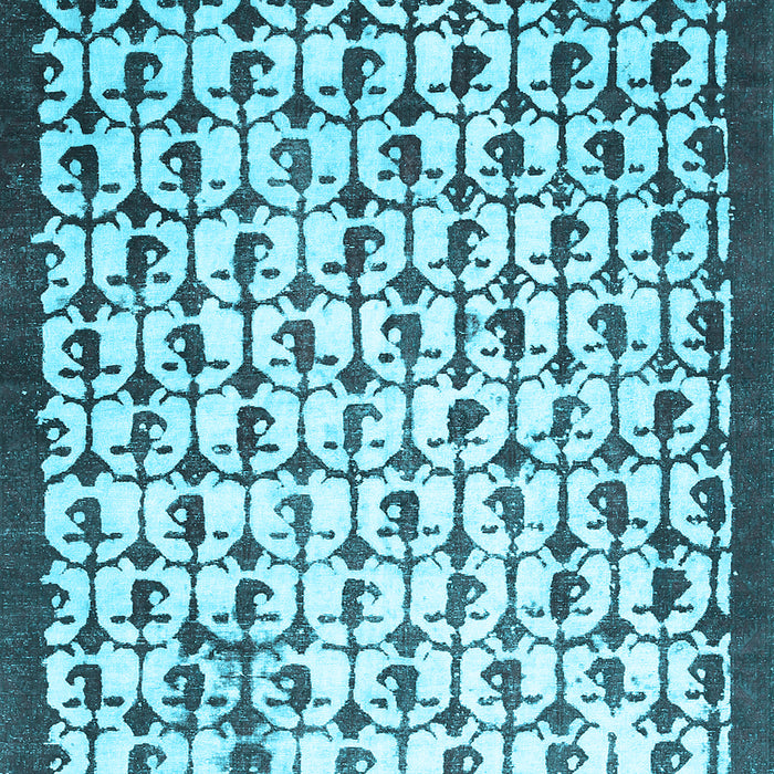 Abstract Light Blue Contemporary Rug, con557lblu