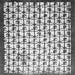 Serging Thickness of Abstract Gray Contemporary Rug, con557gry