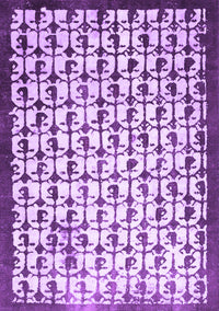 Abstract Purple Contemporary Rug, con557pur