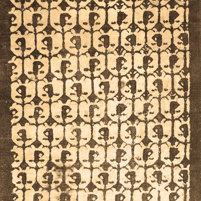 Machine Washable Abstract Brown Contemporary Rug, wshcon557brn