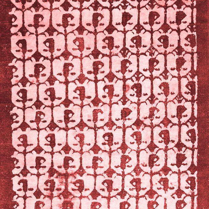 Abstract Red Contemporary Area Rugs