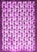 Machine Washable Abstract Pink Contemporary Rug, wshcon557pnk