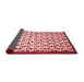 Abstract Red Contemporary Area Rugs