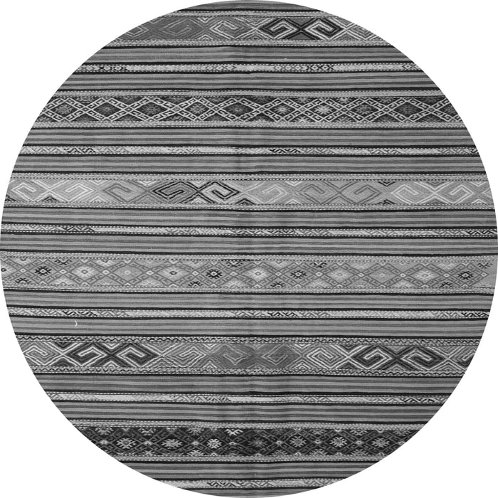 Square Oriental Gray Traditional Rug, con558gry