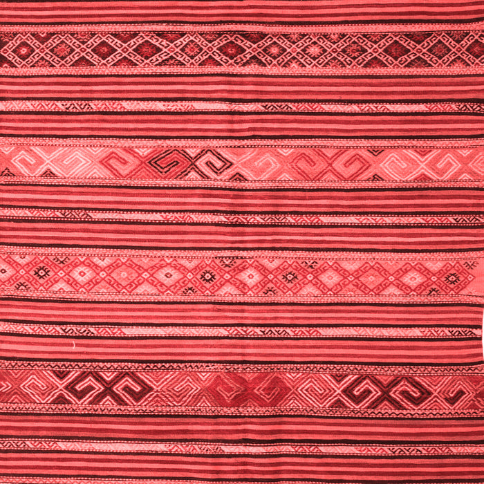 Machine Washable Oriental Red Traditional Rug, wshcon558red