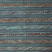 Square Oriental Light Blue Traditional Rug, con559lblu