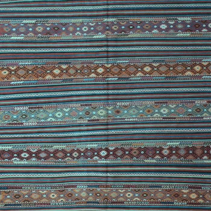Machine Washable Oriental Light Blue Traditional Rug, wshcon559lblu