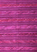 Machine Washable Oriental Pink Traditional Rug, wshcon559pnk