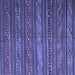 Square Machine Washable Oriental Blue Traditional Rug, wshcon559blu