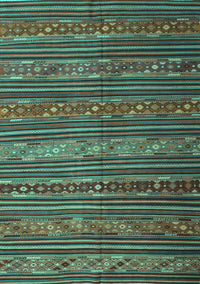 Oriental Turquoise Traditional Rug, con559turq