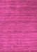 Machine Washable Abstract Pink Contemporary Rug, wshcon55pnk