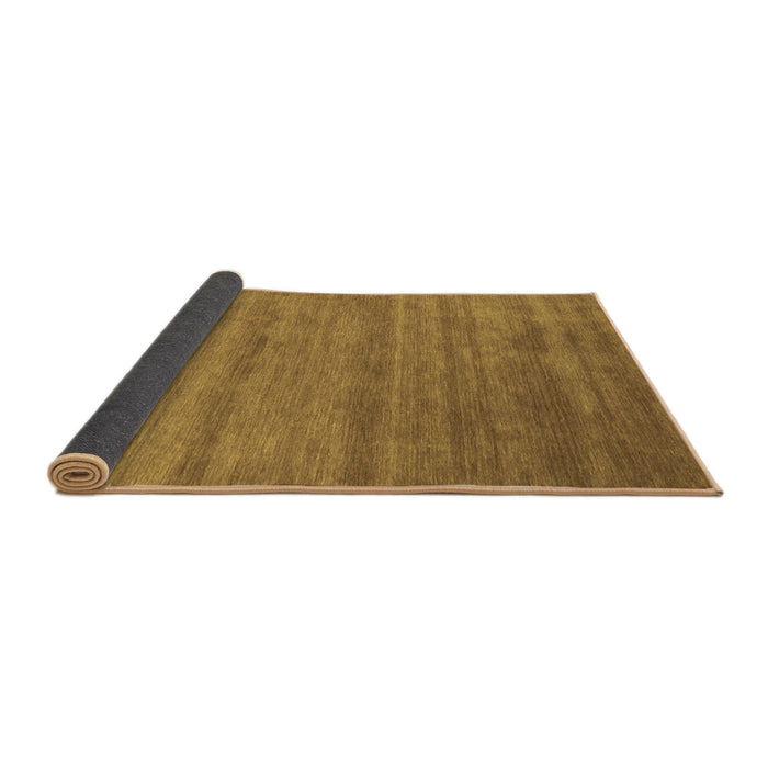 Sideview of Abstract Brown Contemporary Rug, con55brn