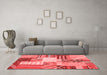 Transitional Red Washable Rugs