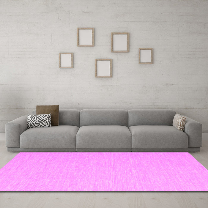 Machine Washable Abstract Pink Contemporary Rug in a Living Room, wshcon562pnk