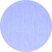 Round Abstract Blue Contemporary Rug, con562blu