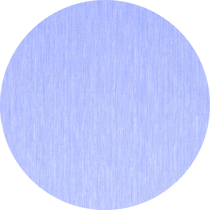 Round Machine Washable Abstract Blue Contemporary Rug, wshcon562blu