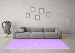 Machine Washable Abstract Purple Contemporary Area Rugs in a Living Room, wshcon563pur