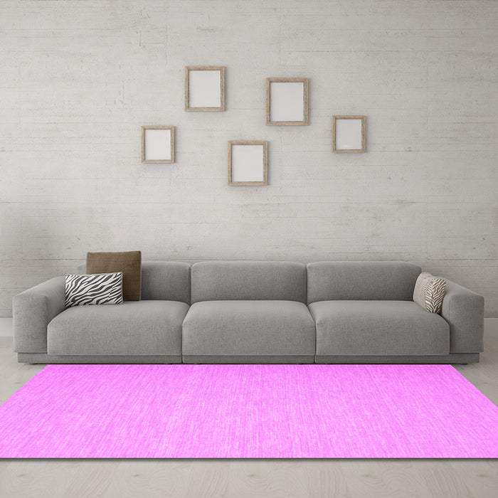 Machine Washable Abstract Pink Contemporary Rug in a Living Room, wshcon563pnk