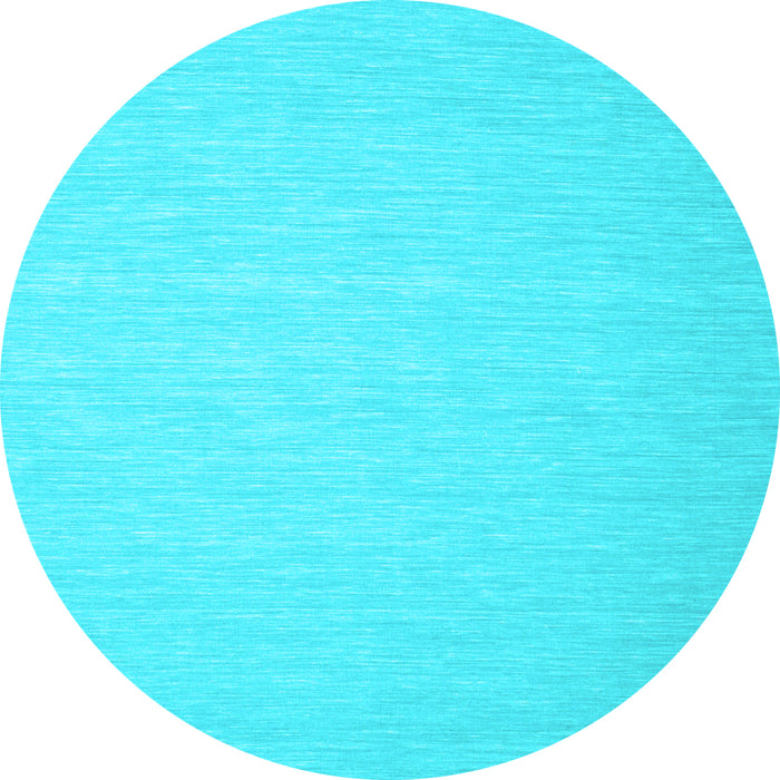 Round Machine Washable Abstract Light Blue Contemporary Rug, wshcon563lblu