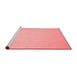 Contemporary Red Washable Rugs