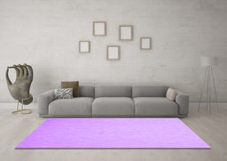 Machine Washable Abstract Purple Contemporary Area Rugs in a Living Room, wshcon564pur